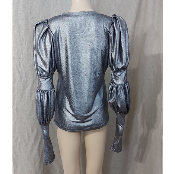 STYLE MAFIA blouse size small Long sleeves color - Picture 2 of 16
